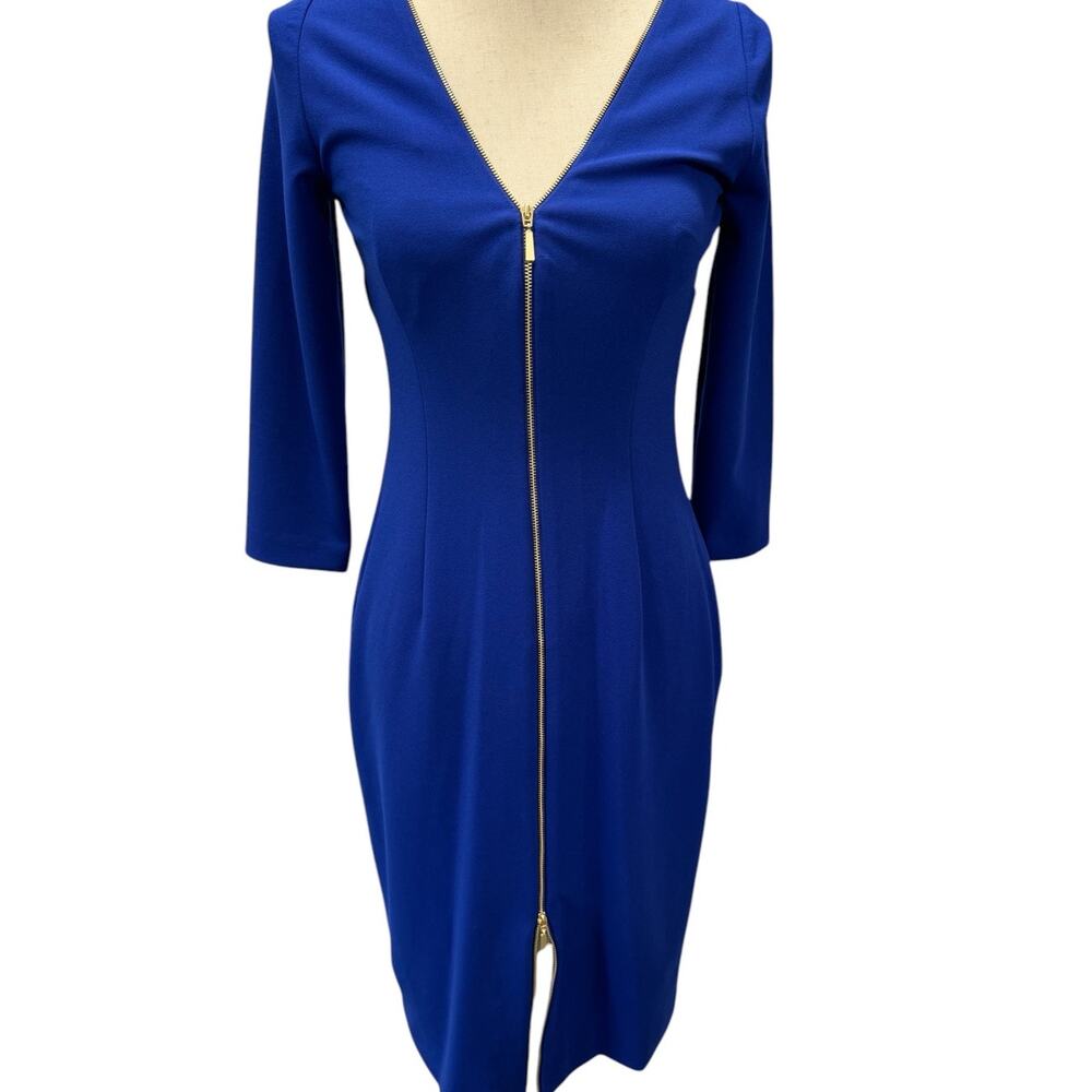 NWT!!! "Calvin Klein" Full Front Zip Dress,‎ Sexy, Office, Cocktail, Size 4